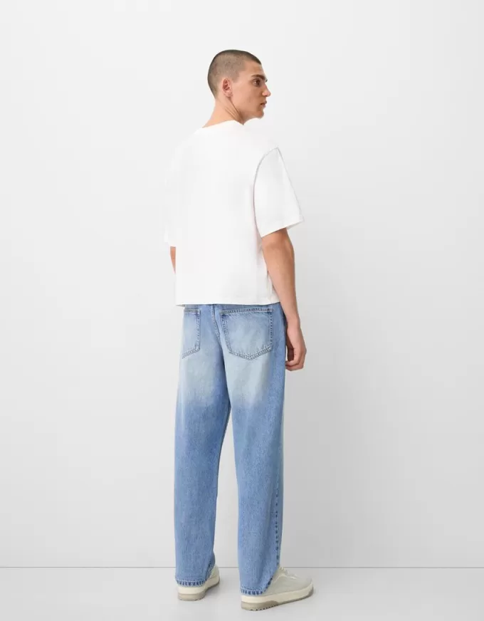 Blugi conici slim fit Blugi conici slim fit