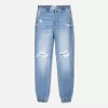 Blugi jogger rupți Blugi jogger rupți
