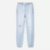 Blugi jogger rupți Blugi jogger rupți
