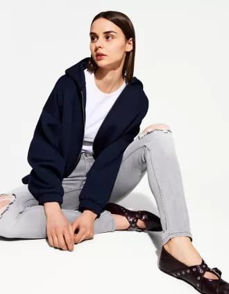 Blugi skinny cu talie joasă