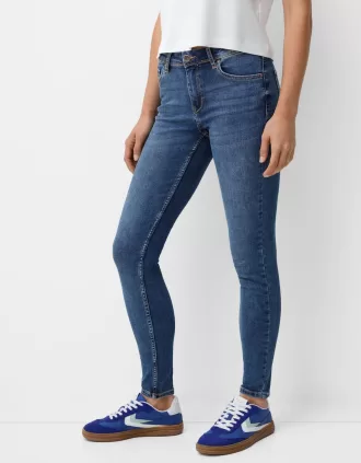 Blugi skinny cu talie joasă
