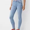 Blugi skinny cu talie joasă Blugi skinny cu talie joasă