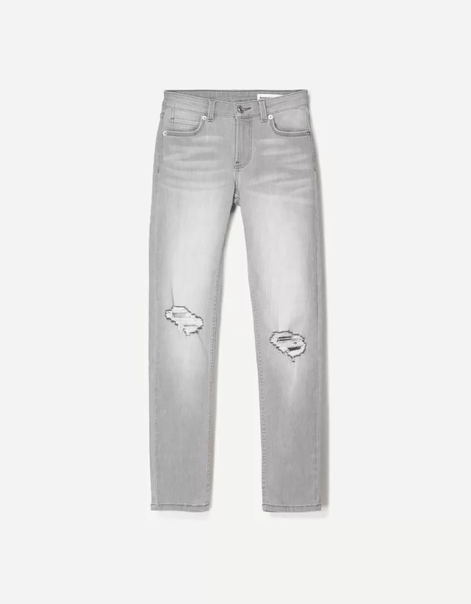 Blugi skinny cu talie joasă Blugi skinny cu talie joasă