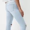 Blugi skinny cu talie joasă Blugi skinny cu talie joasă
