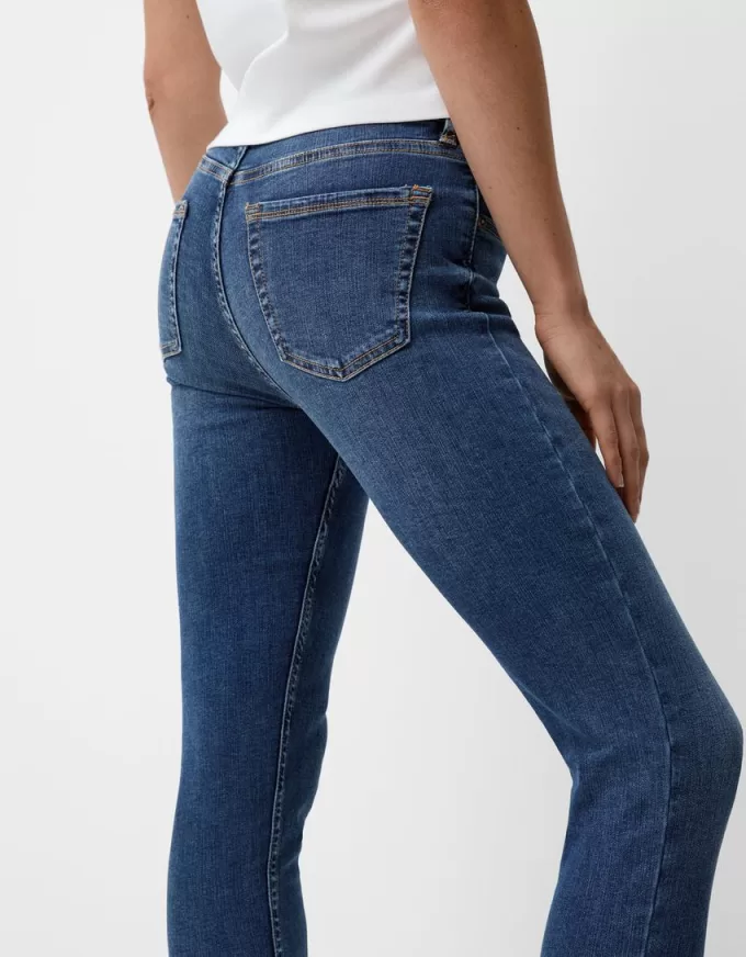 Blugi skinny cu talie joasă Blugi skinny cu talie joasă