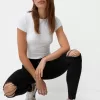 Blugi skinny cu talie joasă Blugi skinny cu talie joasă
