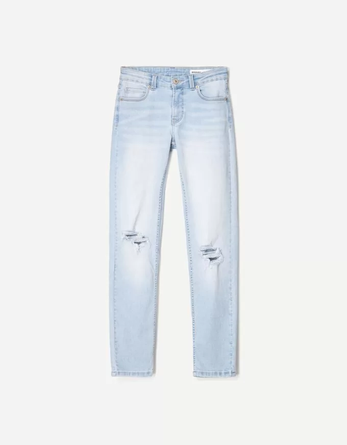 Blugi skinny cu talie joasă Blugi skinny cu talie joasă
