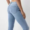 Blugi skinny cu talie joasă Blugi skinny cu talie joasă