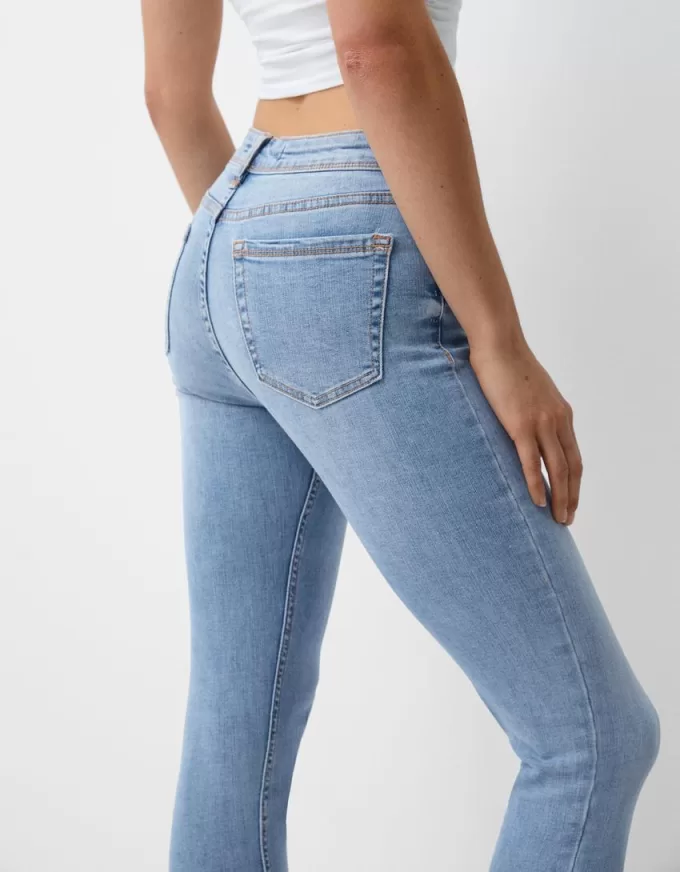 Blugi skinny cu talie joasă Blugi skinny cu talie joasă