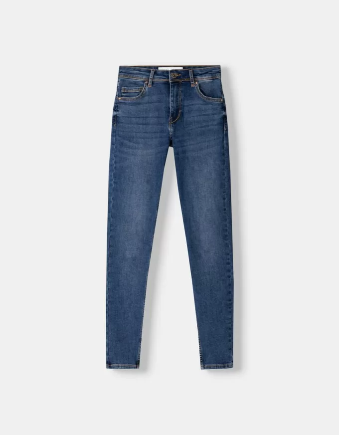 Blugi skinny cu talie joasă Blugi skinny cu talie joasă