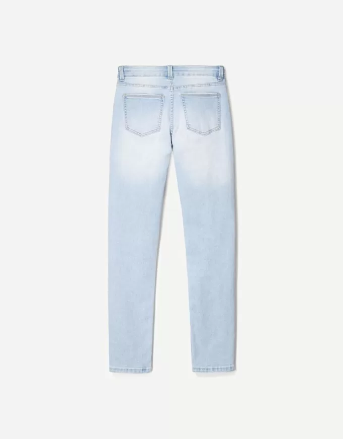 Blugi skinny cu talie joasă Blugi skinny cu talie joasă