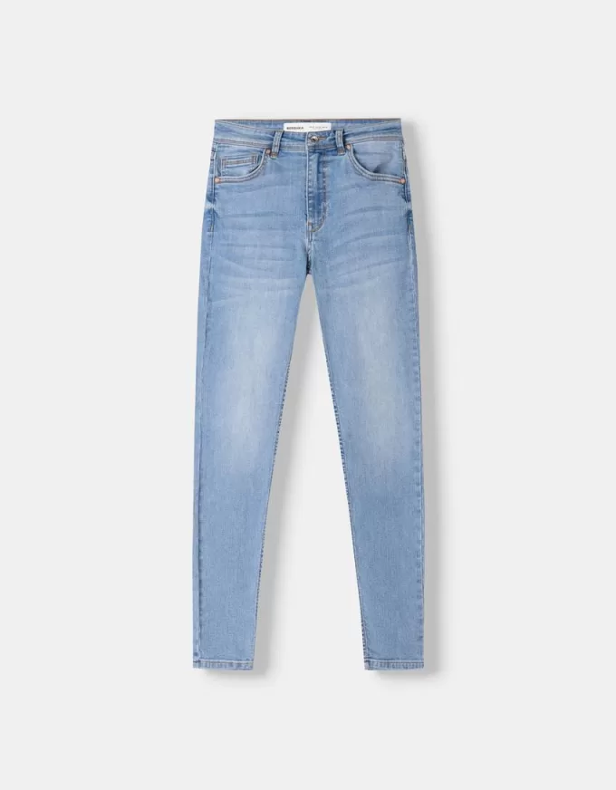 Blugi skinny cu talie joasă Blugi skinny cu talie joasă