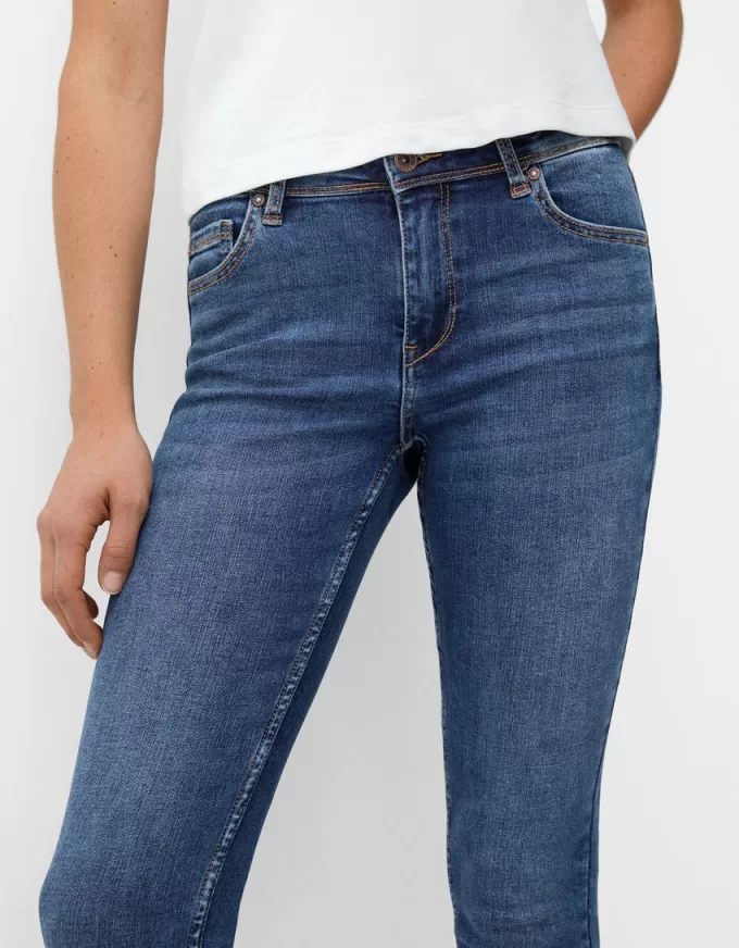 Blugi skinny cu talie joasă Blugi skinny cu talie joasă