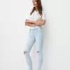 Blugi skinny cu talie joasă Blugi skinny cu talie joasă