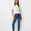 Blugi skinny cu talie joasă Blugi skinny cu talie joasă