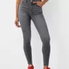 Blugi skinny cu talie super mare Blugi skinny cu talie super mare