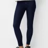 Blugi skinny cu talie super mare Blugi skinny cu talie super mare