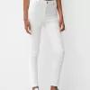 Blugi skinny cu talie super mare Blugi skinny cu talie super mare