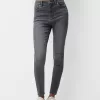 Blugi skinny cu talie super mare Blugi skinny cu talie super mare