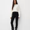 Blugi skinny cu talie super mare Blugi skinny cu talie super mare