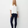 Blugi skinny cu talie super mare Blugi skinny cu talie super mare