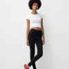 Blugi skinny cu talie super mare Blugi skinny cu talie super mare
