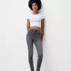 Blugi skinny cu talie super mare Blugi skinny cu talie super mare