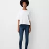 Blugi skinny cu talie super mare Blugi skinny cu talie super mare