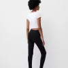 Blugi skinny cu talie super mare Blugi skinny cu talie super mare