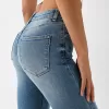 Blugi skinny cu talie super mare Blugi skinny cu talie super mare