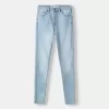 Blugi skinny cu talie super mare Blugi skinny cu talie super mare