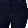 Blugi skinny cu talie super mare Blugi skinny cu talie super mare