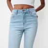 Blugi skinny cu talie super mare Blugi skinny cu talie super mare