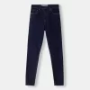Blugi skinny cu talie super mare Blugi skinny cu talie super mare