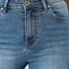Blugi skinny cu talie super mare Blugi skinny cu talie super mare