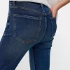 Blugi skinny cu talie super mare Blugi skinny cu talie super mare
