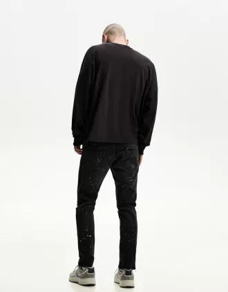 Blugi super skinny rupti