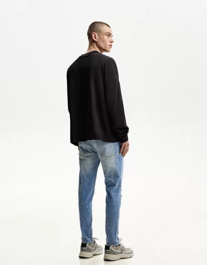Blugi super skinny rupti Blugi super skinny rupti