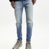 Blugi super skinny rupti Blugi super skinny rupti