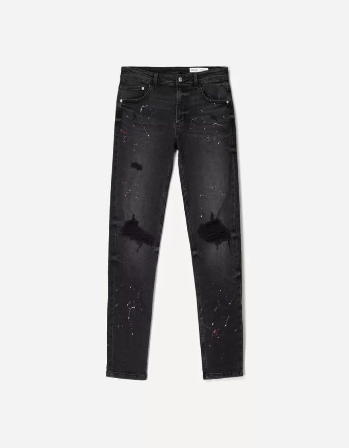 Blugi super skinny rupti Blugi super skinny rupti
