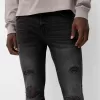 Blugi super skinny rupti Blugi super skinny rupti