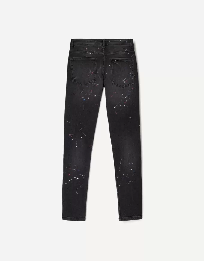 Blugi super skinny rupti Blugi super skinny rupti