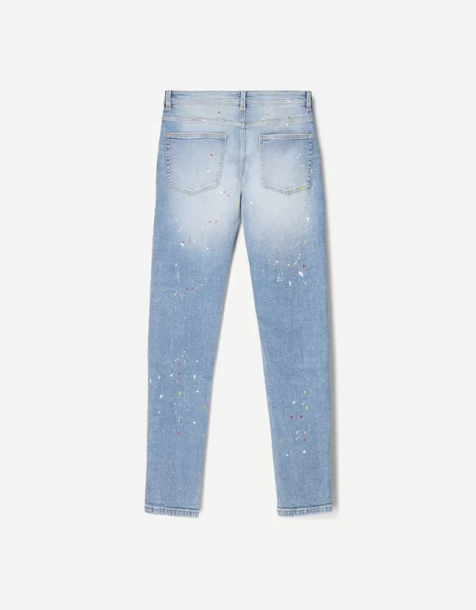Blugi super skinny rupti Blugi super skinny rupti