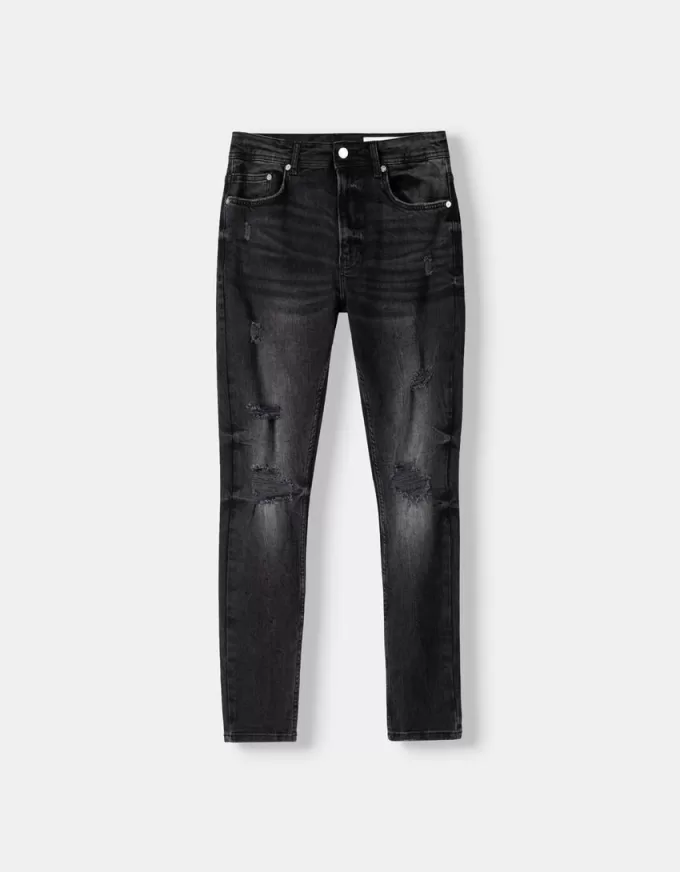 Blugi super skinny rupti Blugi super skinny rupti