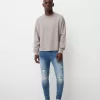 Blugi super skinny rupti Blugi super skinny rupti