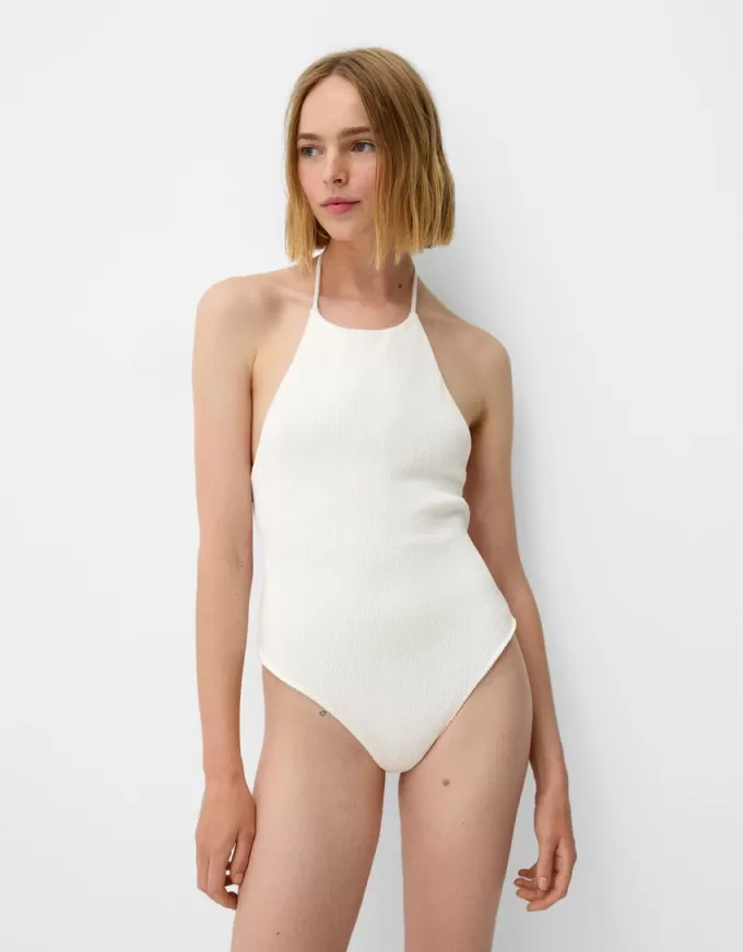 Body Halter cu spate deschis Body Halter cu spate deschis
