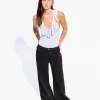 Body cu bretele drapat SERIA BERSHKA Body cu bretele drapat SERIA BERSHKA