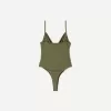 Body cu bretele drapat SERIA BERSHKA Body cu bretele drapat SERIA BERSHKA