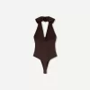 Body cu bretele drapat SERIA BERSHKA Body cu bretele drapat SERIA BERSHKA