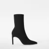 Botine croite cu toc înalt Botine croite cu toc înalt